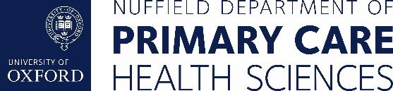 Nuffield Dept of Primary Care Health Sciences