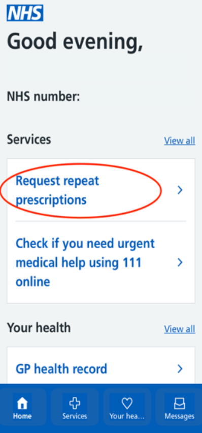 Order your prescription